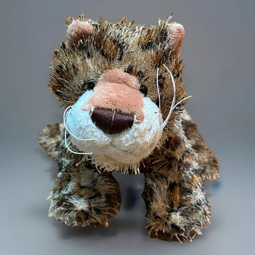 GANZ Webkinz HM031 Plush Stuffed Animal Leopard Webkinz Plush Toy [No Code] 12”